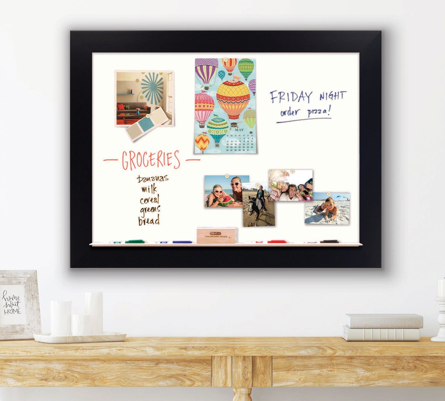 Dry-Erase Board in a Frame (Various Sizes and Colors) - Wallyboards online  store