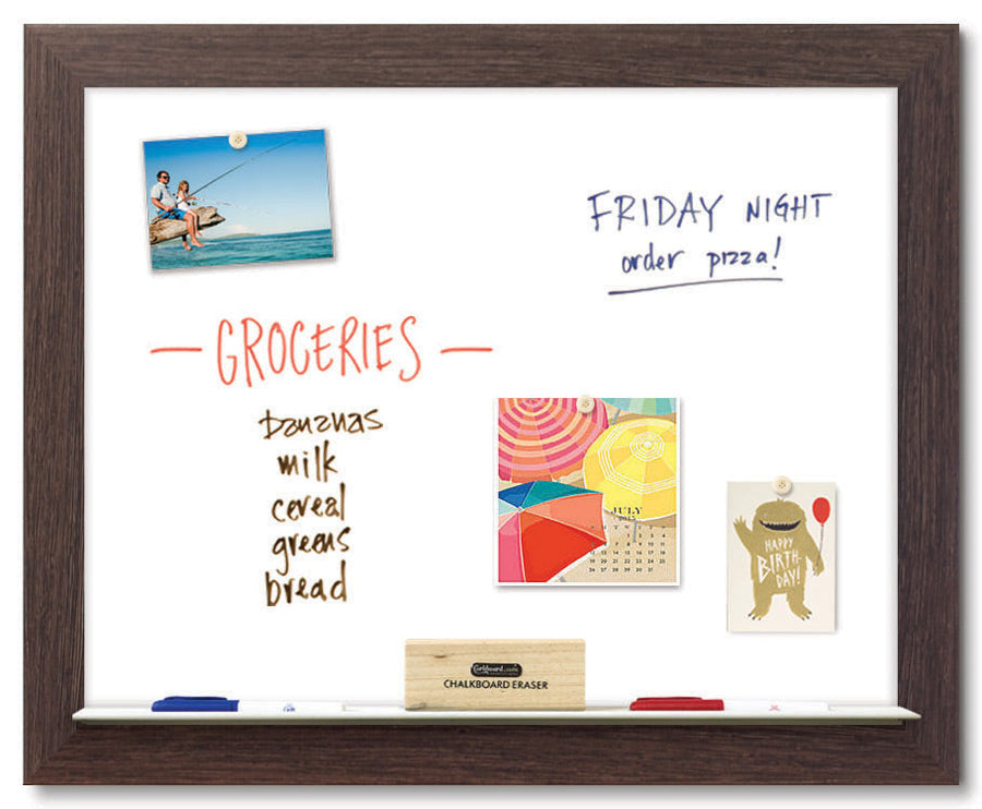 30" x 24" Dry Erase Board - Boardwalk Frame