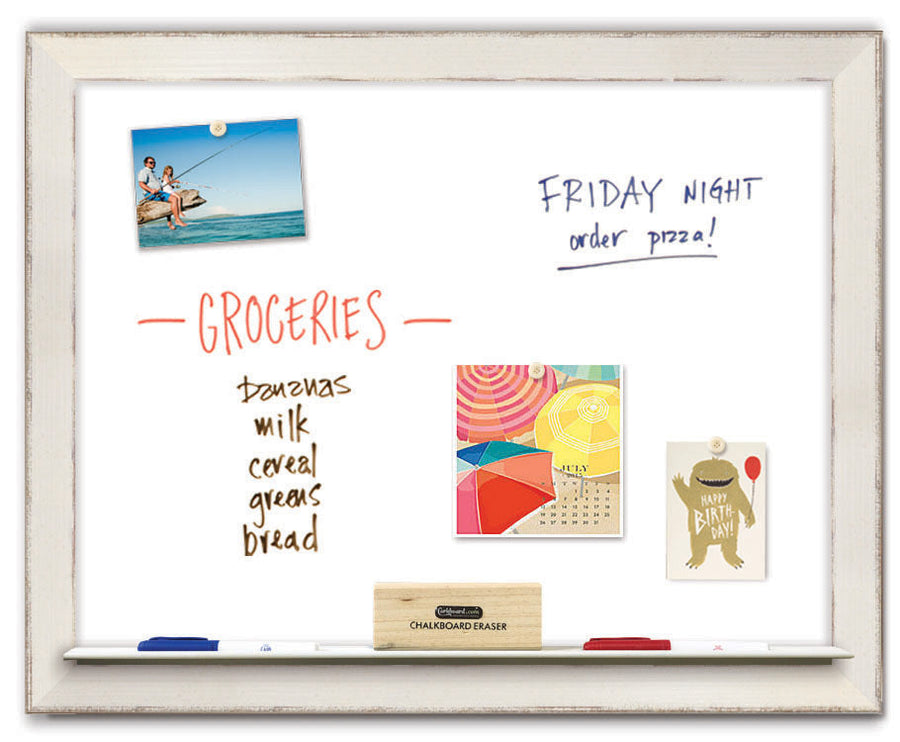 30" x 24" Dry Erase Board - Trevi Cream Frame